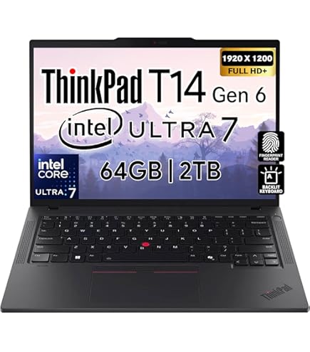 Amazon.com: Lenovo ThinkPad T14 Gen 6 21QJ00CTUS 14
